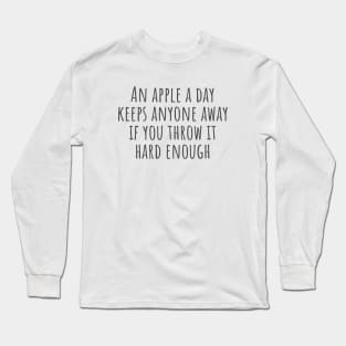 An Apple A Day Long Sleeve T-Shirt